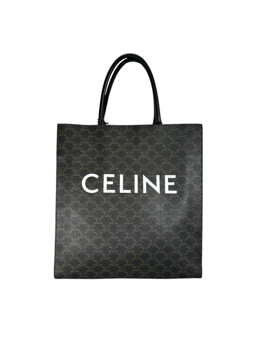 Celine Vertical Cabas Large Tote Bag Brown